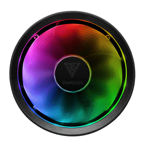 Gamdias Boreas E1L-010 Black RGB 90mm CPU Air Cooler